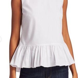 STAUD White Sleeveless Top